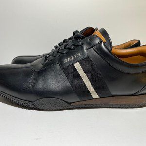 Bally Frenz Leather Black Sneakers 11.5